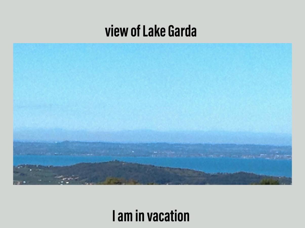 Agriturismo Fattoria Monte Baldo Vista Lago Caprino Veronese Bagian luar foto
